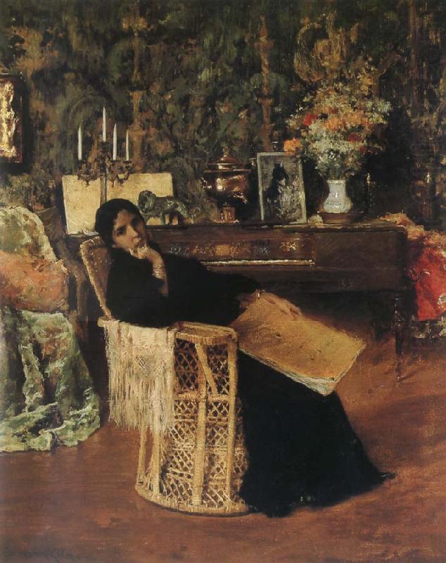 William Merritt Chase In the  Studio china oil painting image